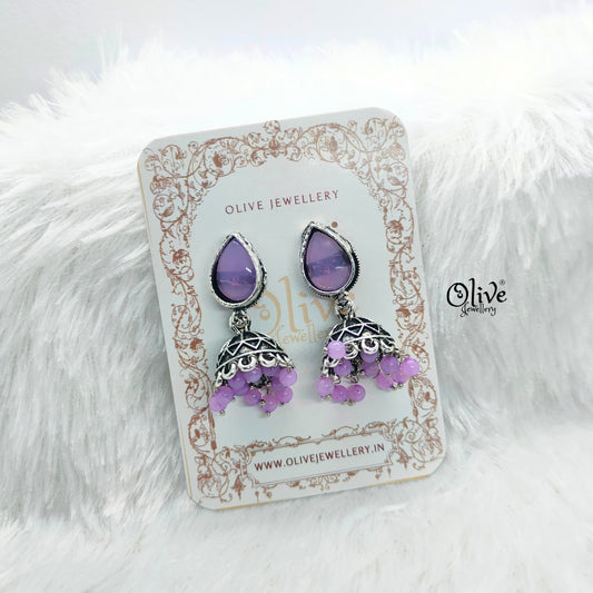 Oxidized Earrings-734