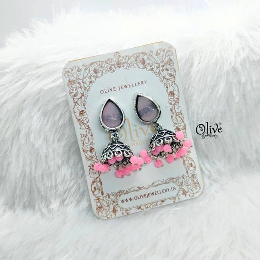Oxidized Earrings-734