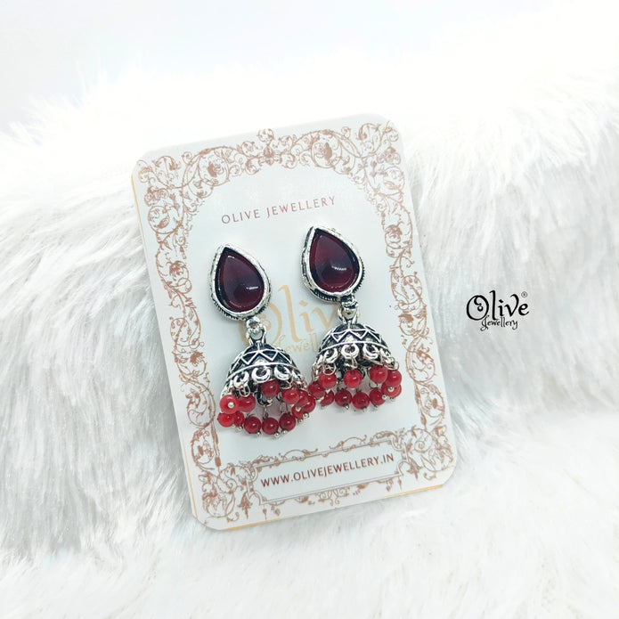 Oxidized Earrings-734