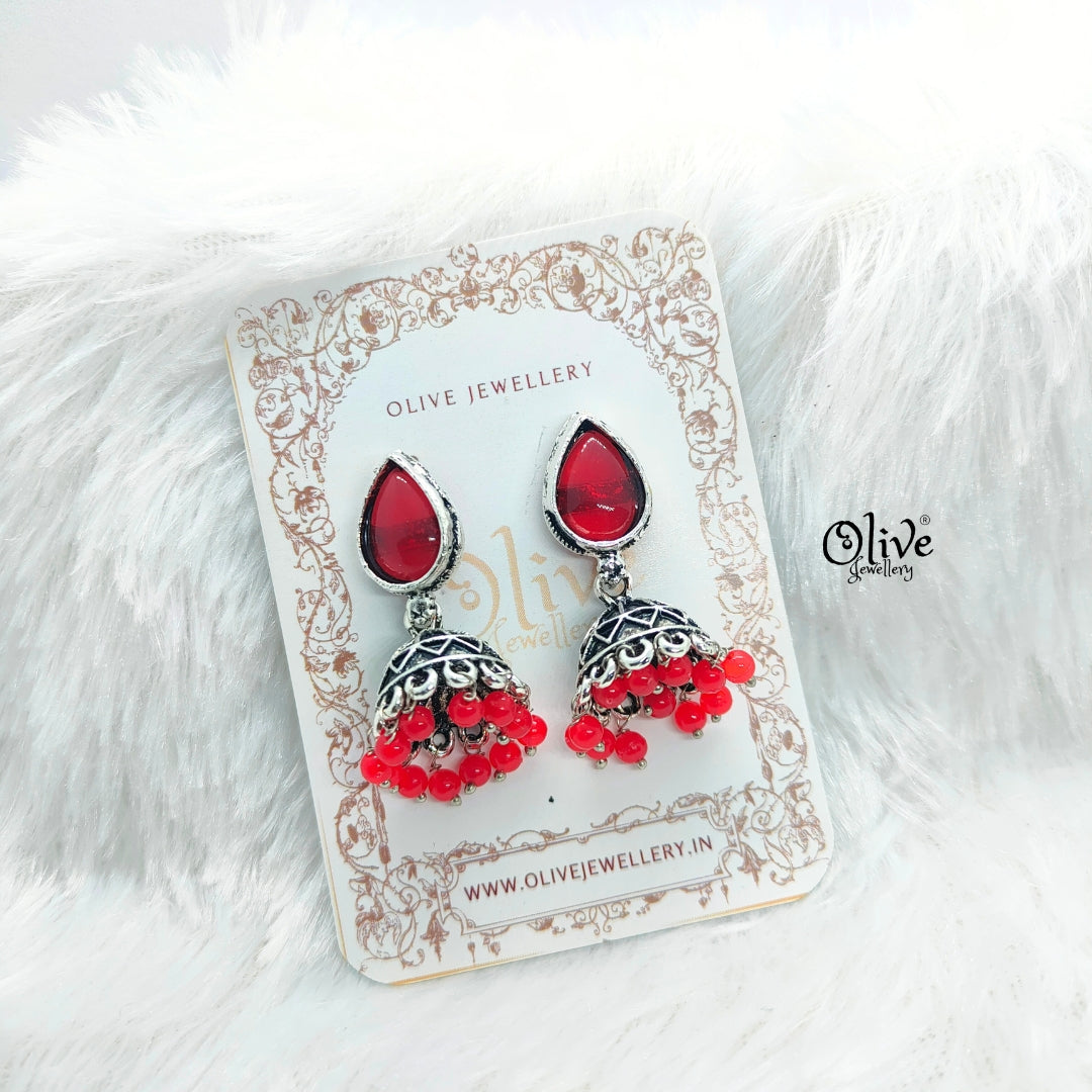 Oxidized Earrings-734