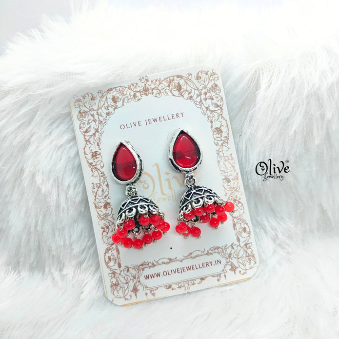 Oxidized Earrings-734