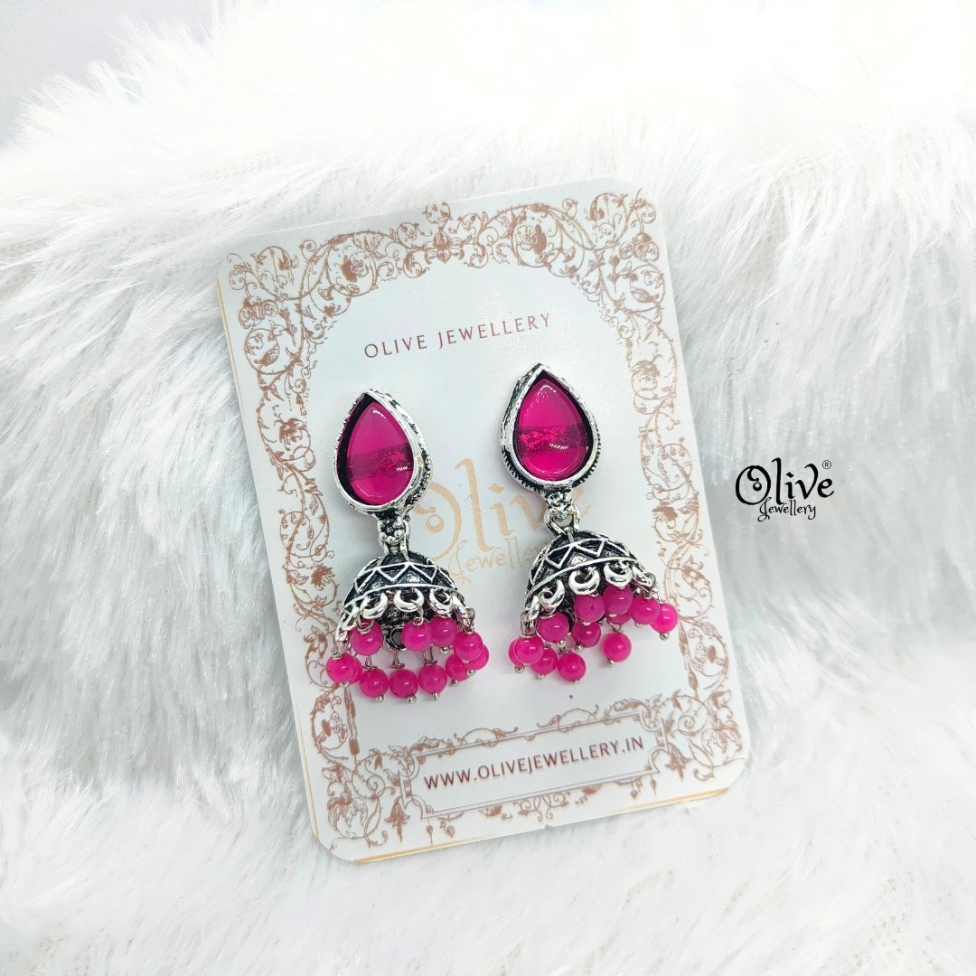 Oxidized Earrings-734
