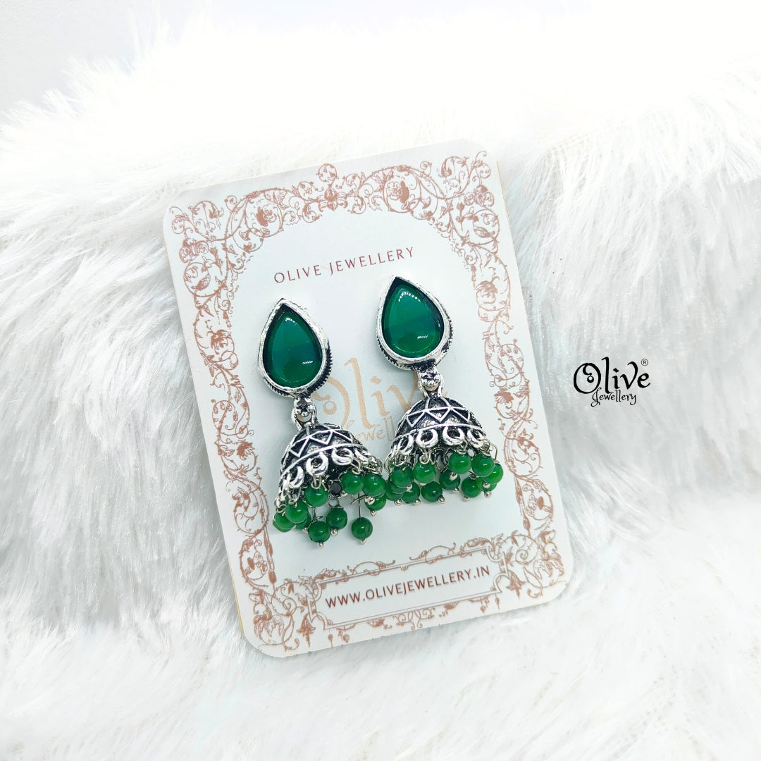 Oxidized Earrings-734