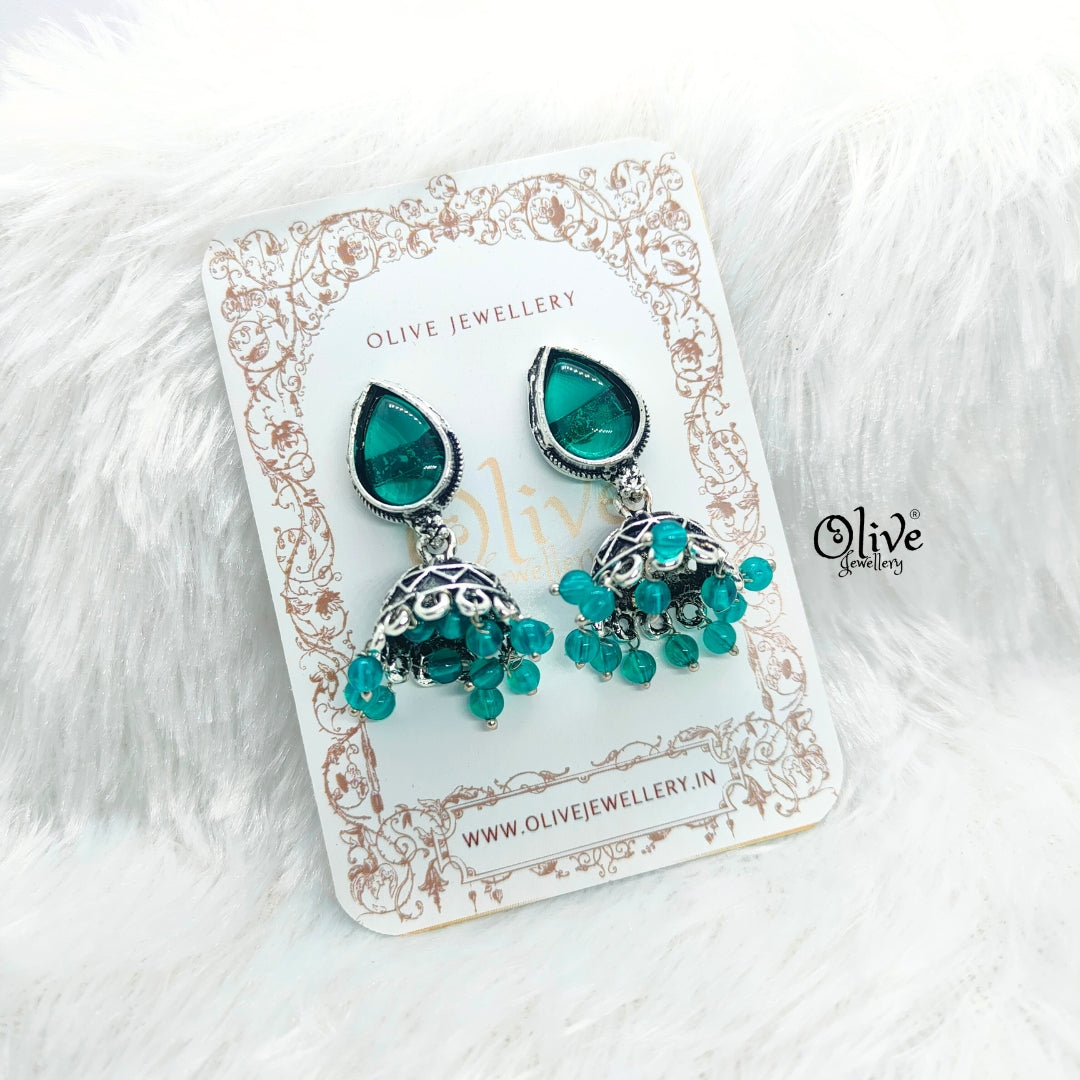 Oxidized Earrings-734