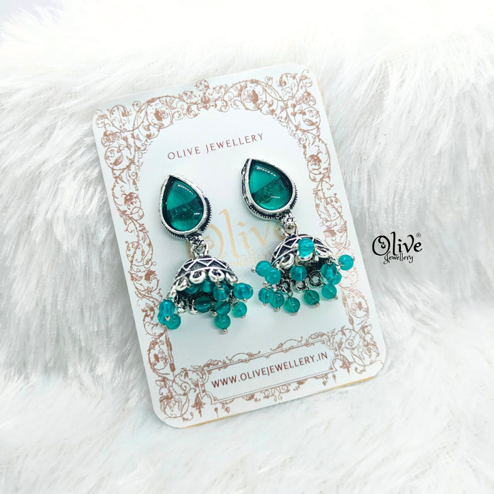 Oxidized Earrings-734