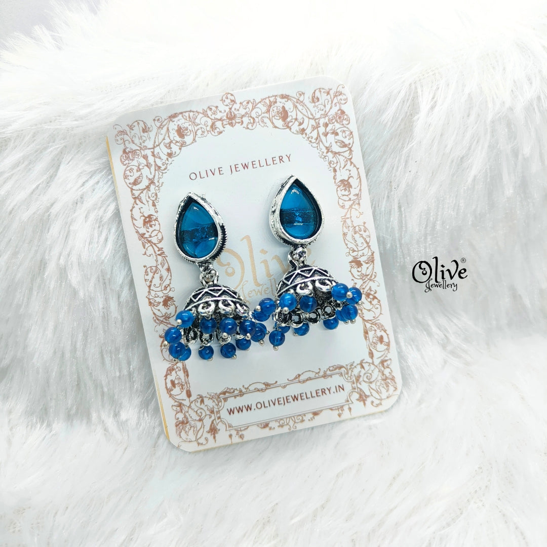 Oxidized Earrings-734