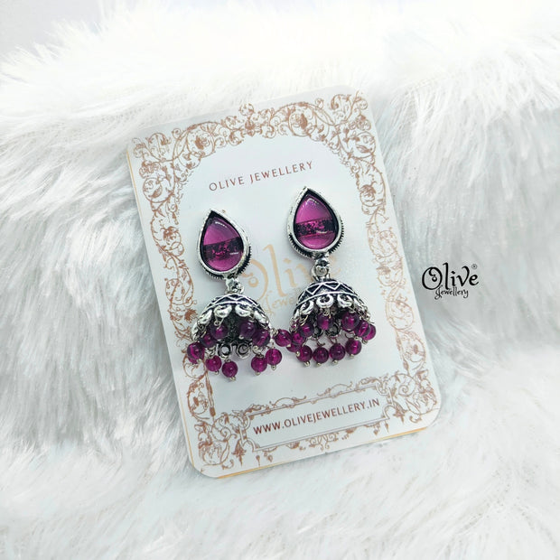 Oxidized Earrings-734