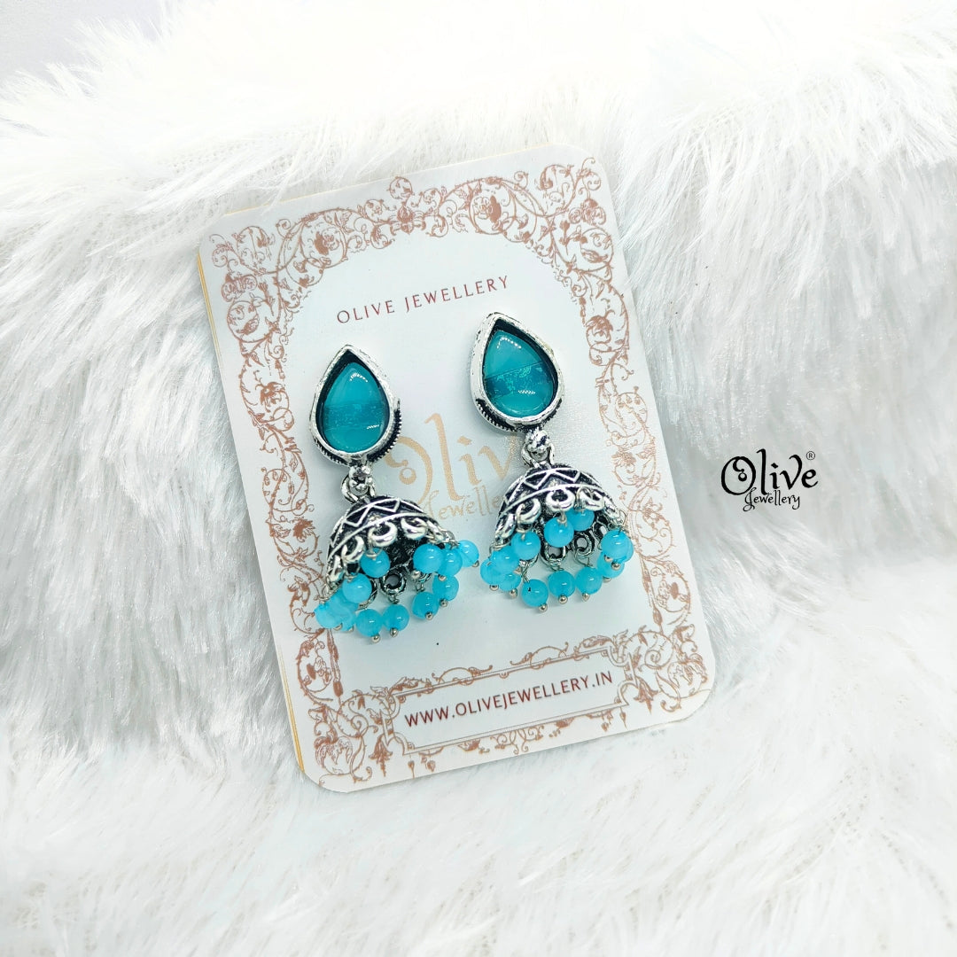 Oxidized Earrings-734