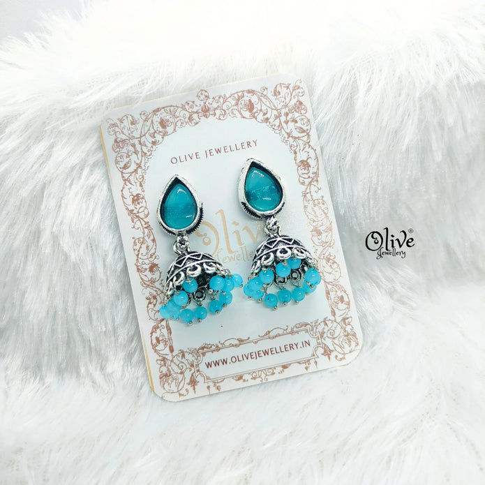 Oxidized Earrings-734