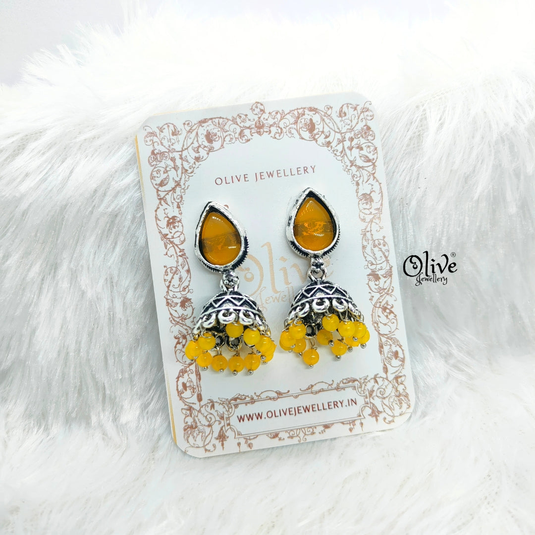 Oxidized Earrings-734