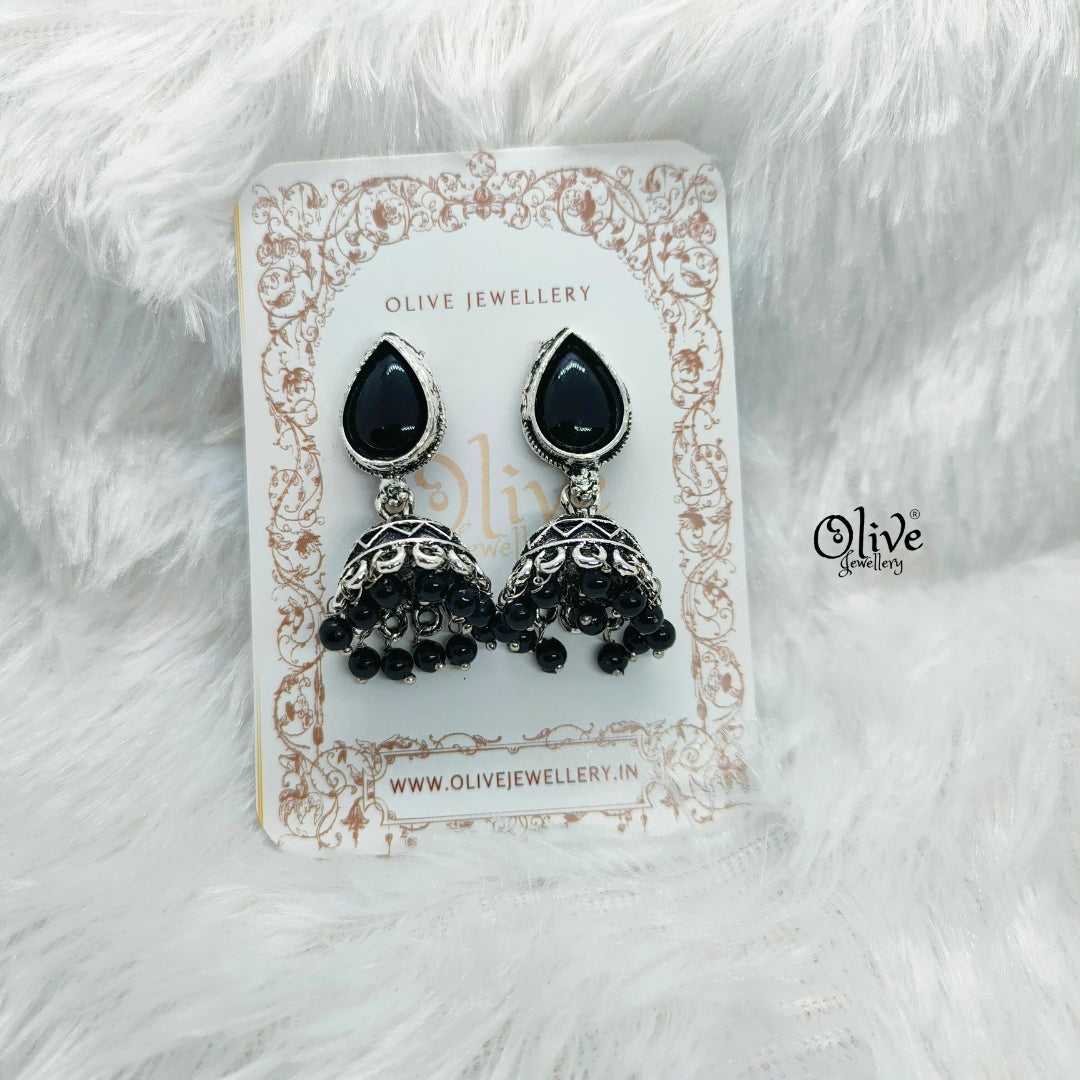 Oxidized Earrings-734