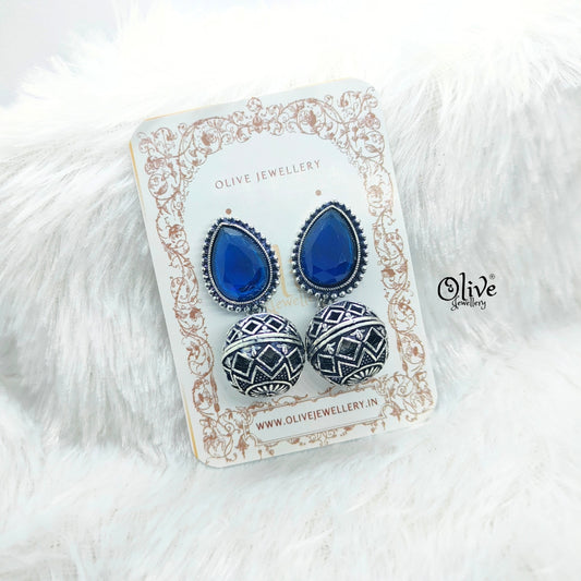 Oxidized Earrings-746