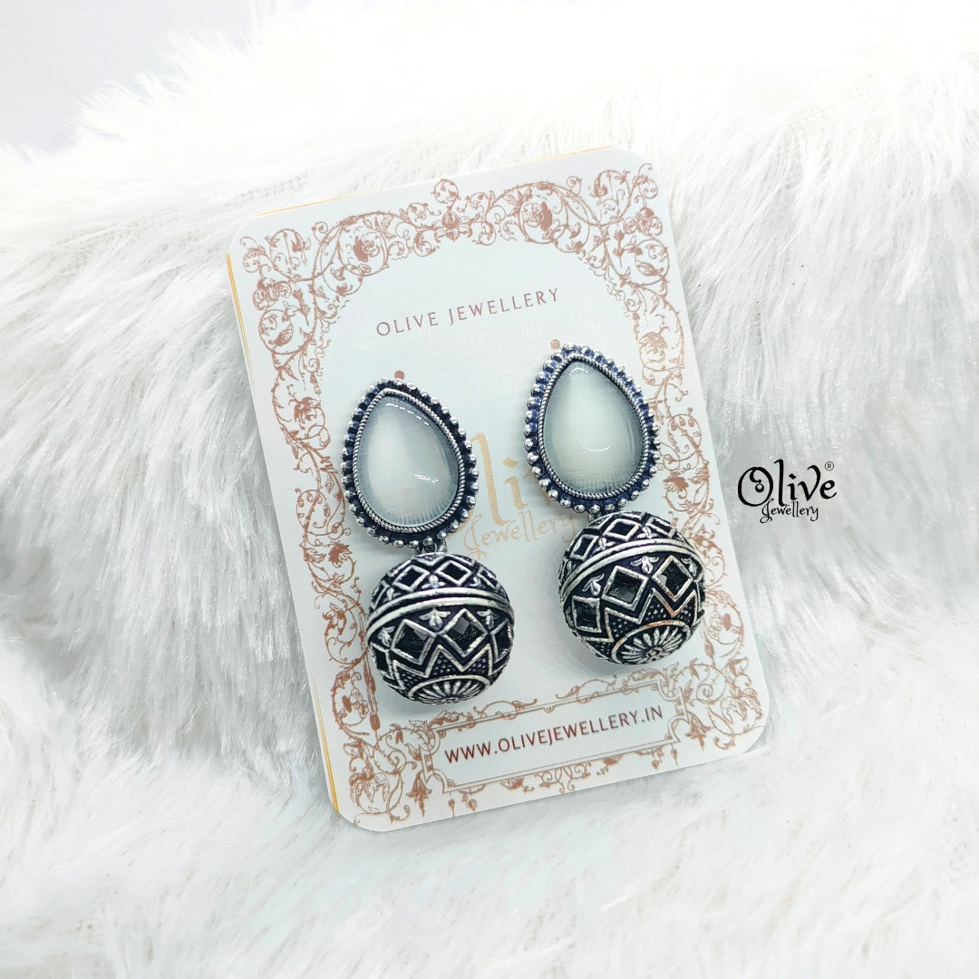 Oxidized Earrings-746