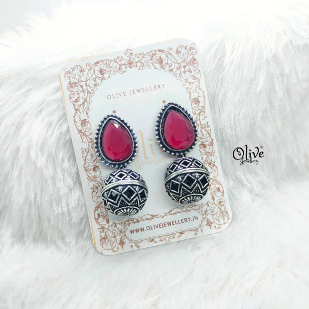 Oxidized Earrings-746