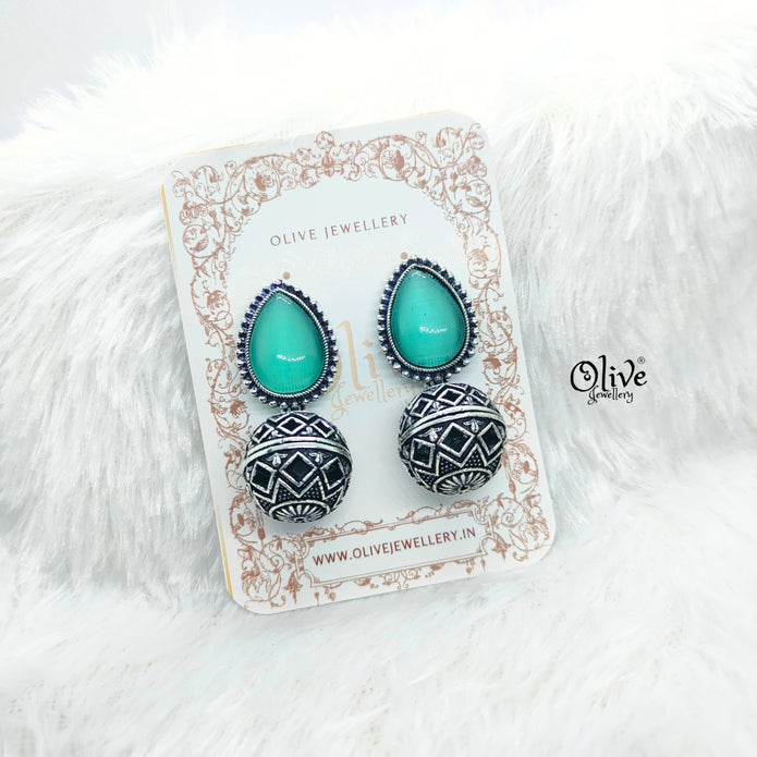 Oxidized Earrings-746