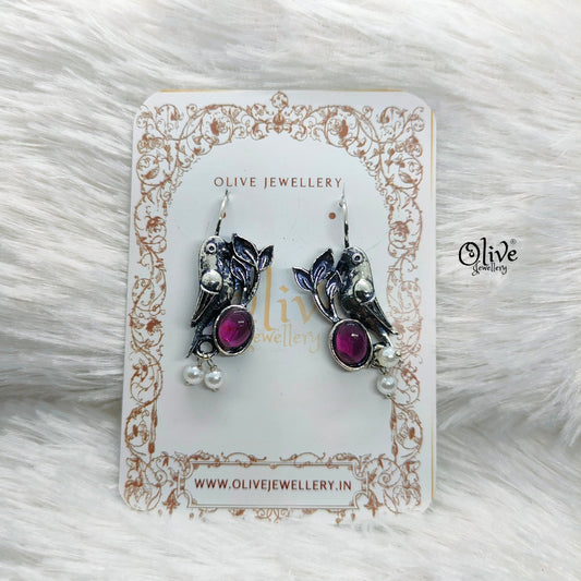 Oxidized Earrings-762