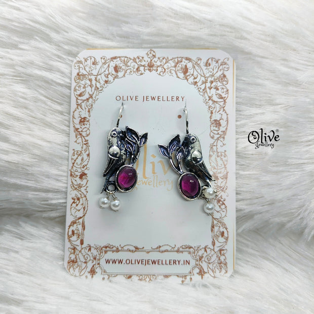 Oxidized Earrings-762