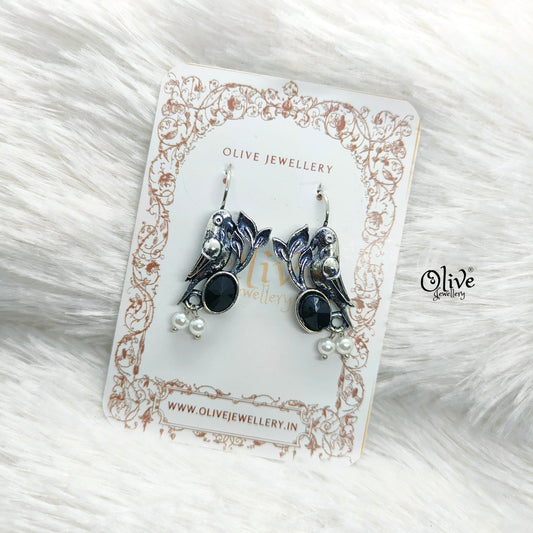 Oxidized Earrings-762