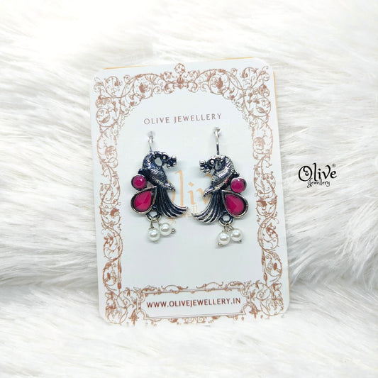 Oxidized Earrings-774