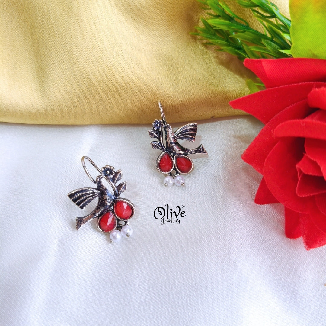Oxidized Earrings-784
