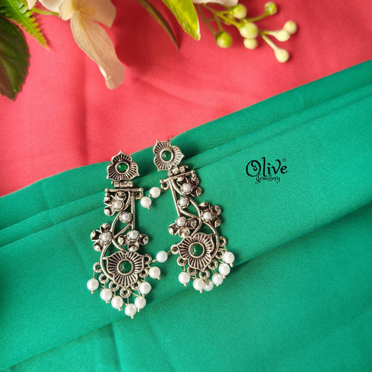 Oxidized Earrings-804