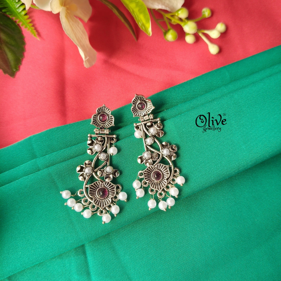 Oxidized Earrings-804
