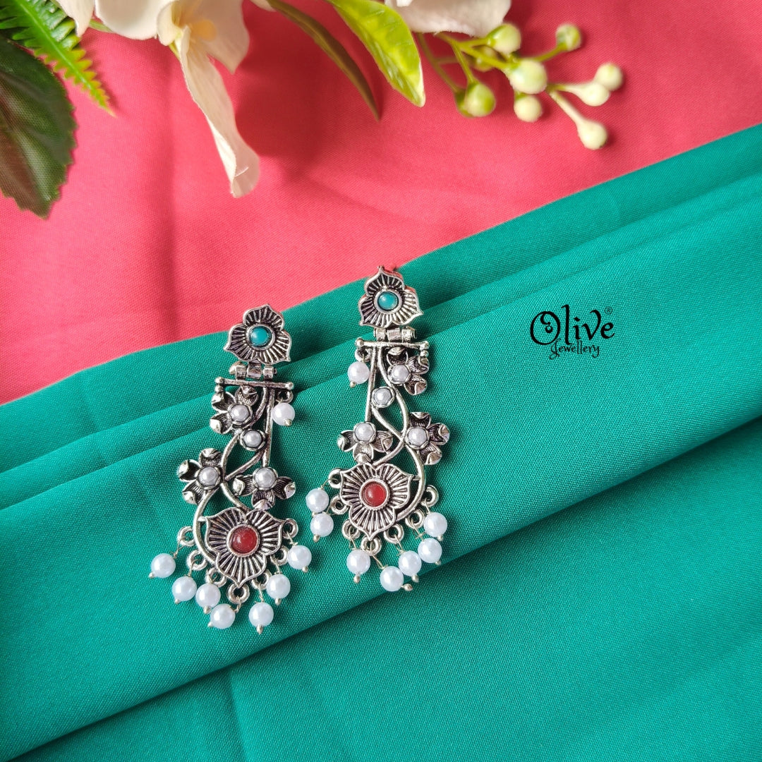 Oxidized Earrings-804