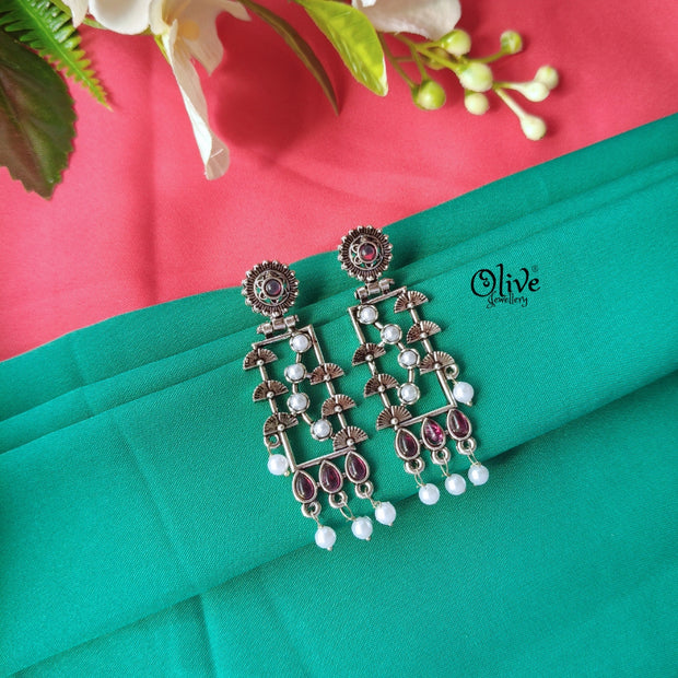 Oxidized Earrings-813