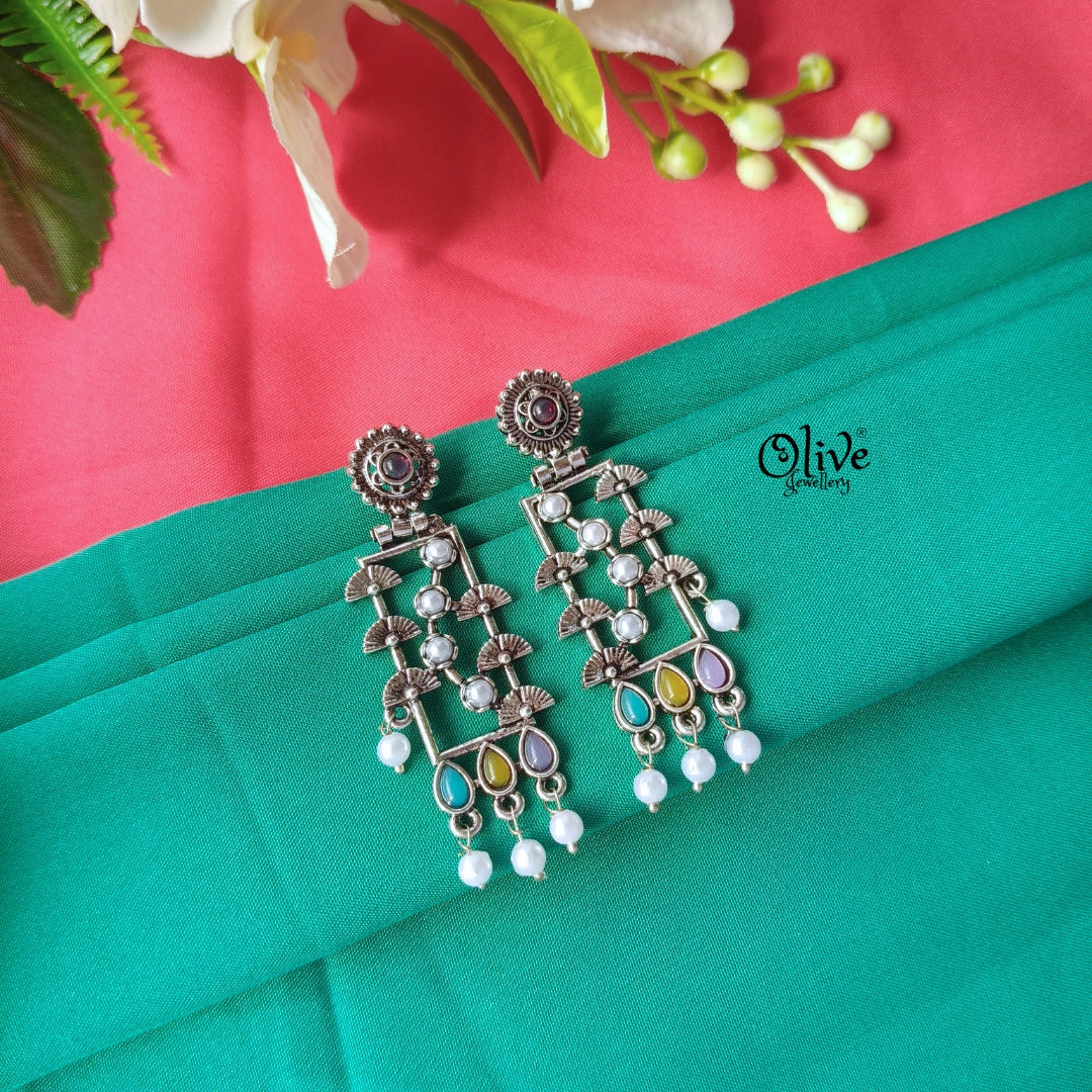 Oxidized Earrings-813