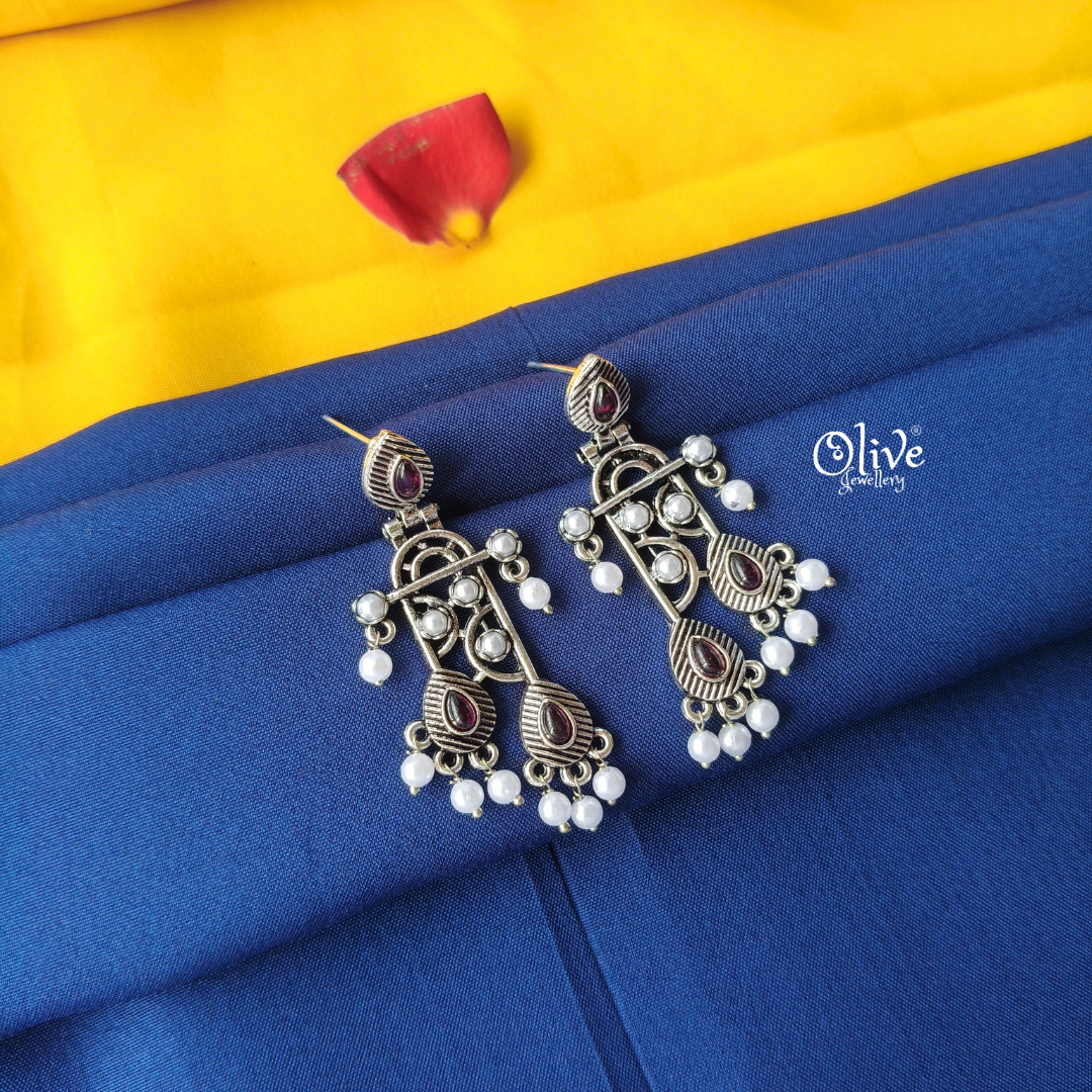 Oxidized Earrings-822