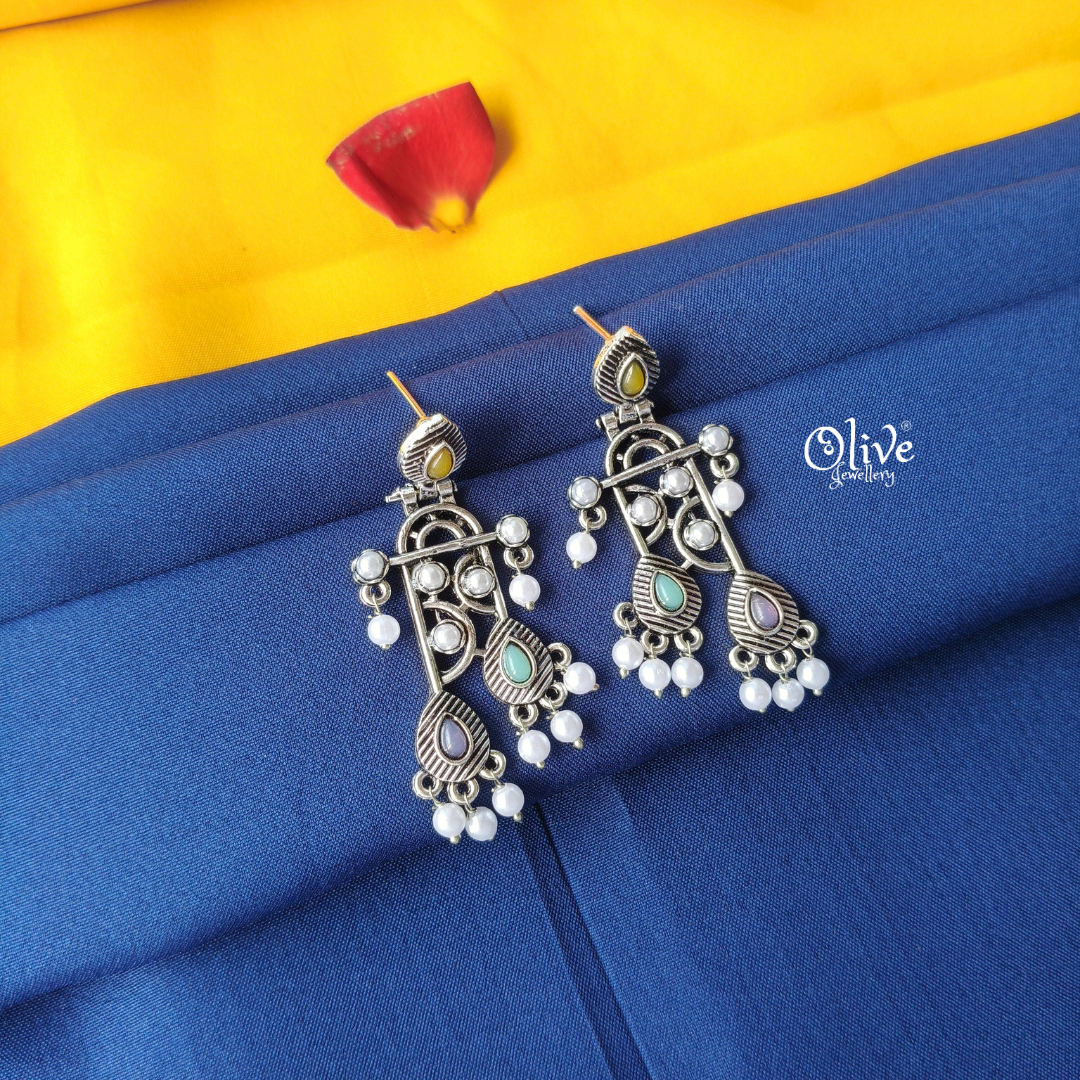Oxidized Earrings-822