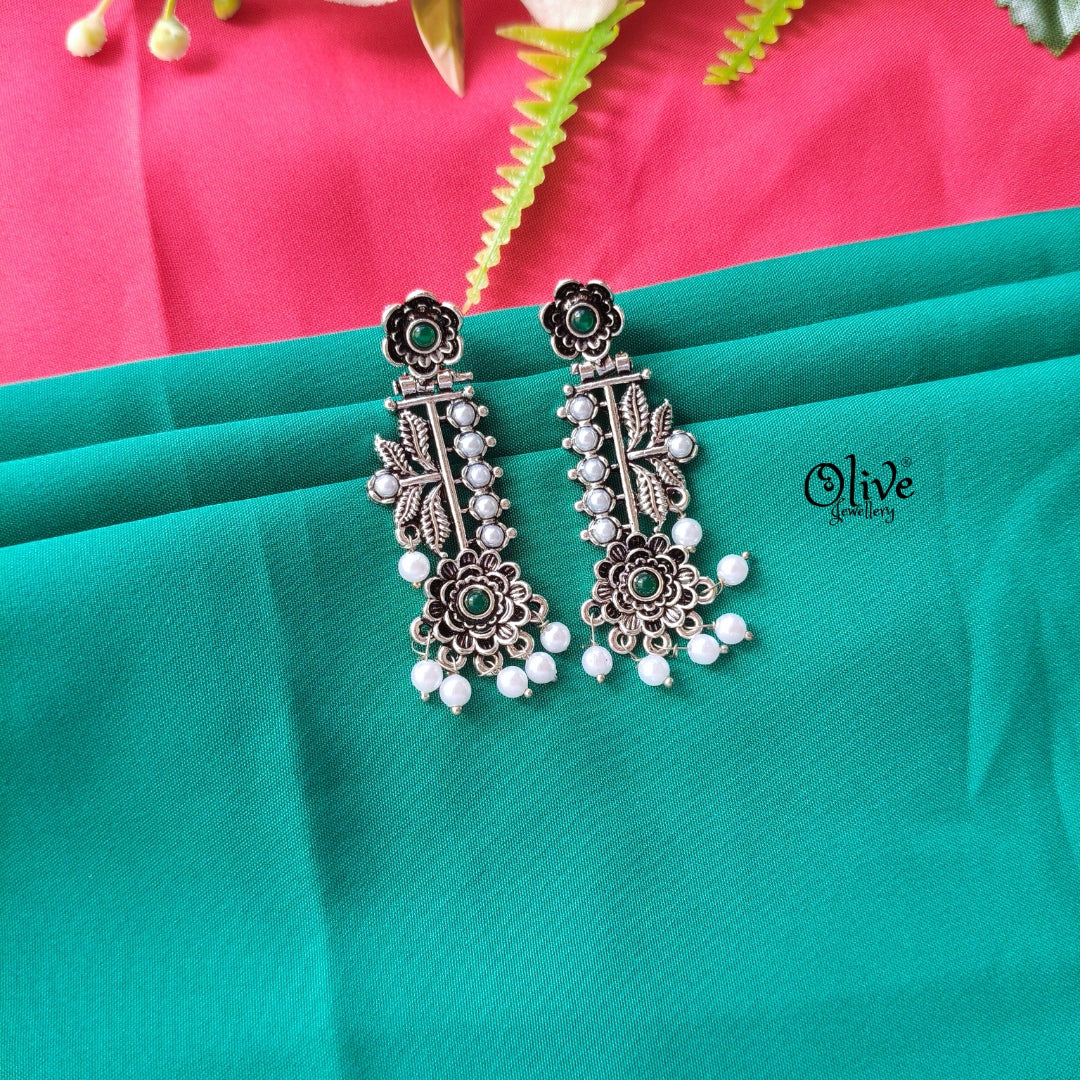 Oxidized Earrings-831