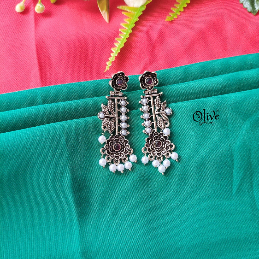 Oxidized Earrings-831