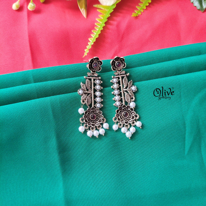 Oxidized Earrings-831