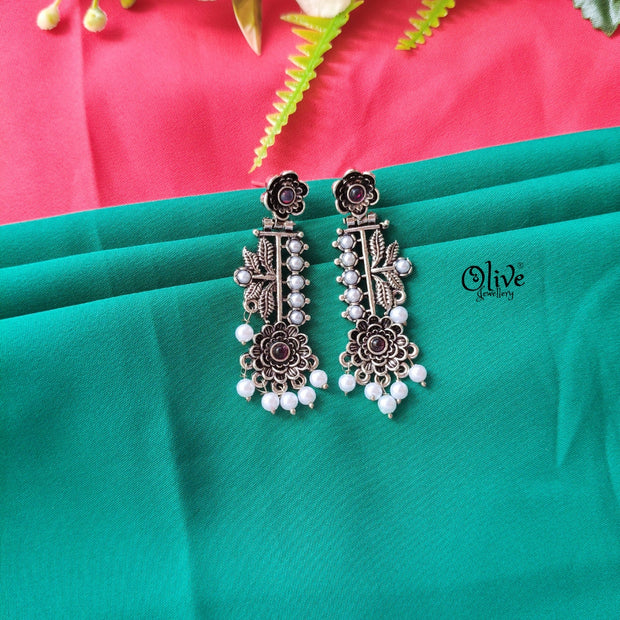 Oxidized Earrings-831