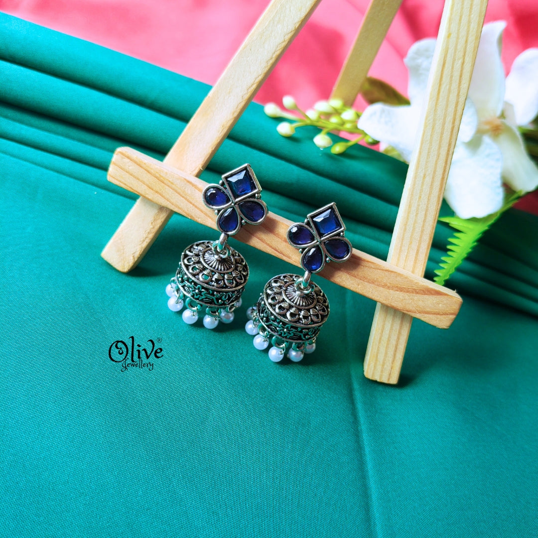 Oxidized Earrings-841