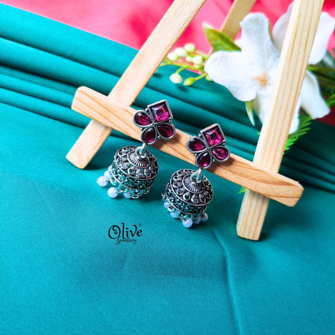 Oxidized Earrings-841