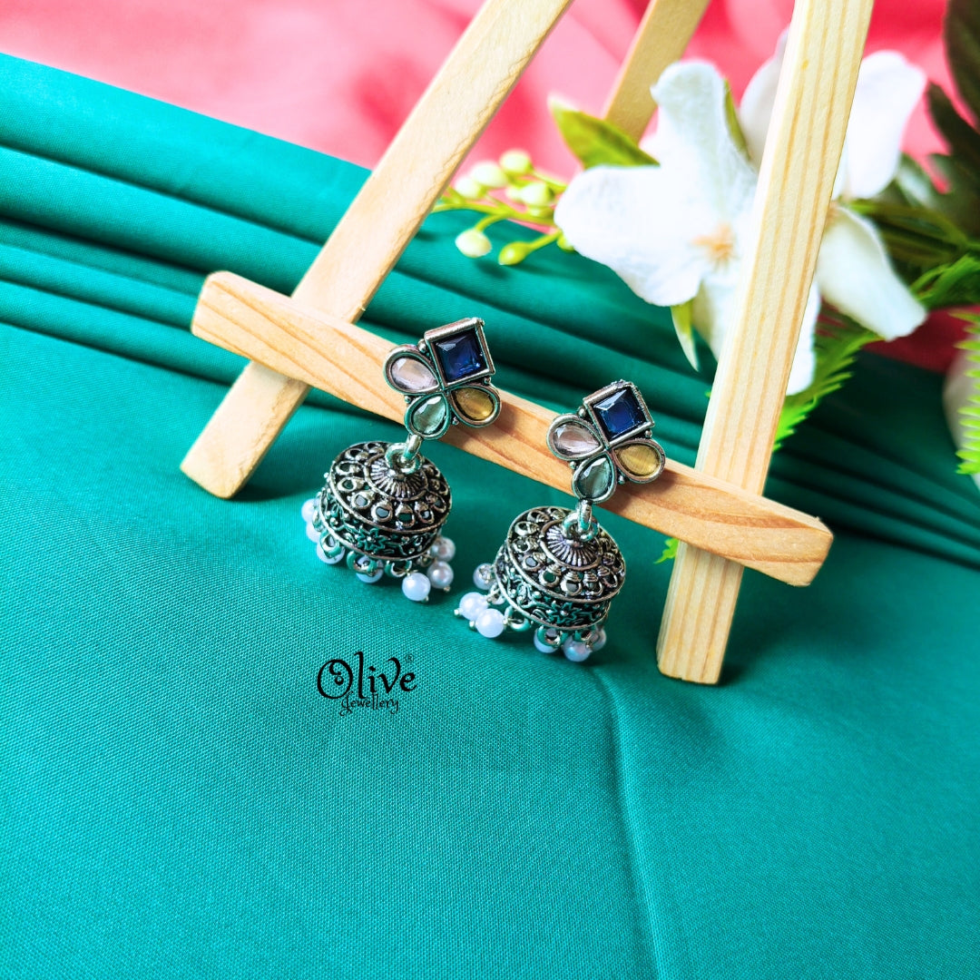 Oxidized Earrings-841