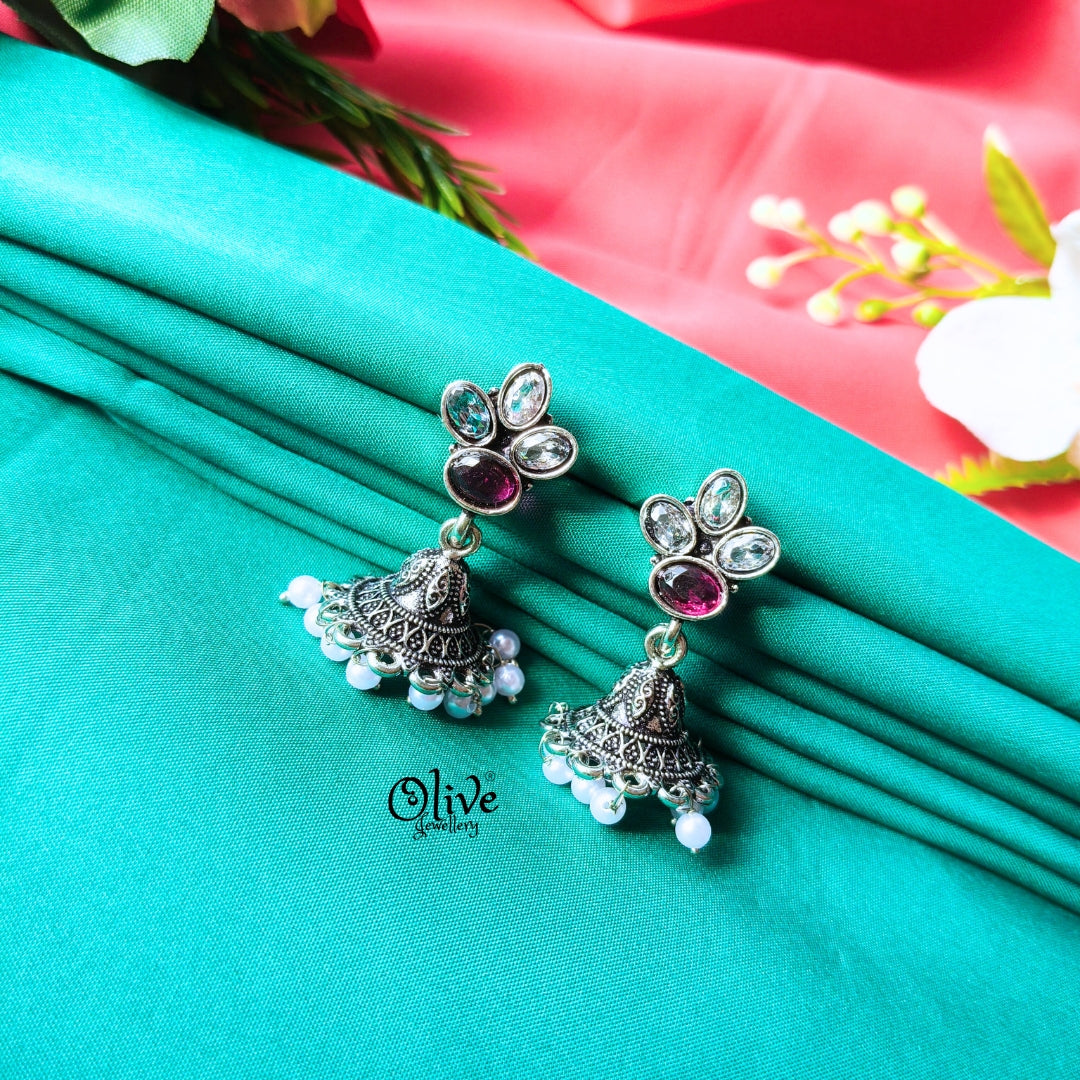 Oxidized Earrings-853