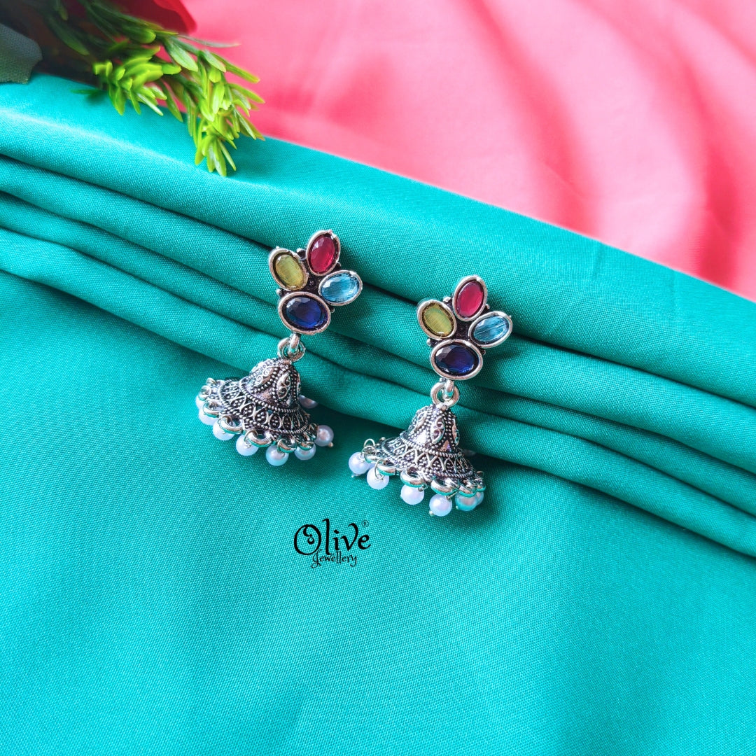 Oxidized Earrings-853