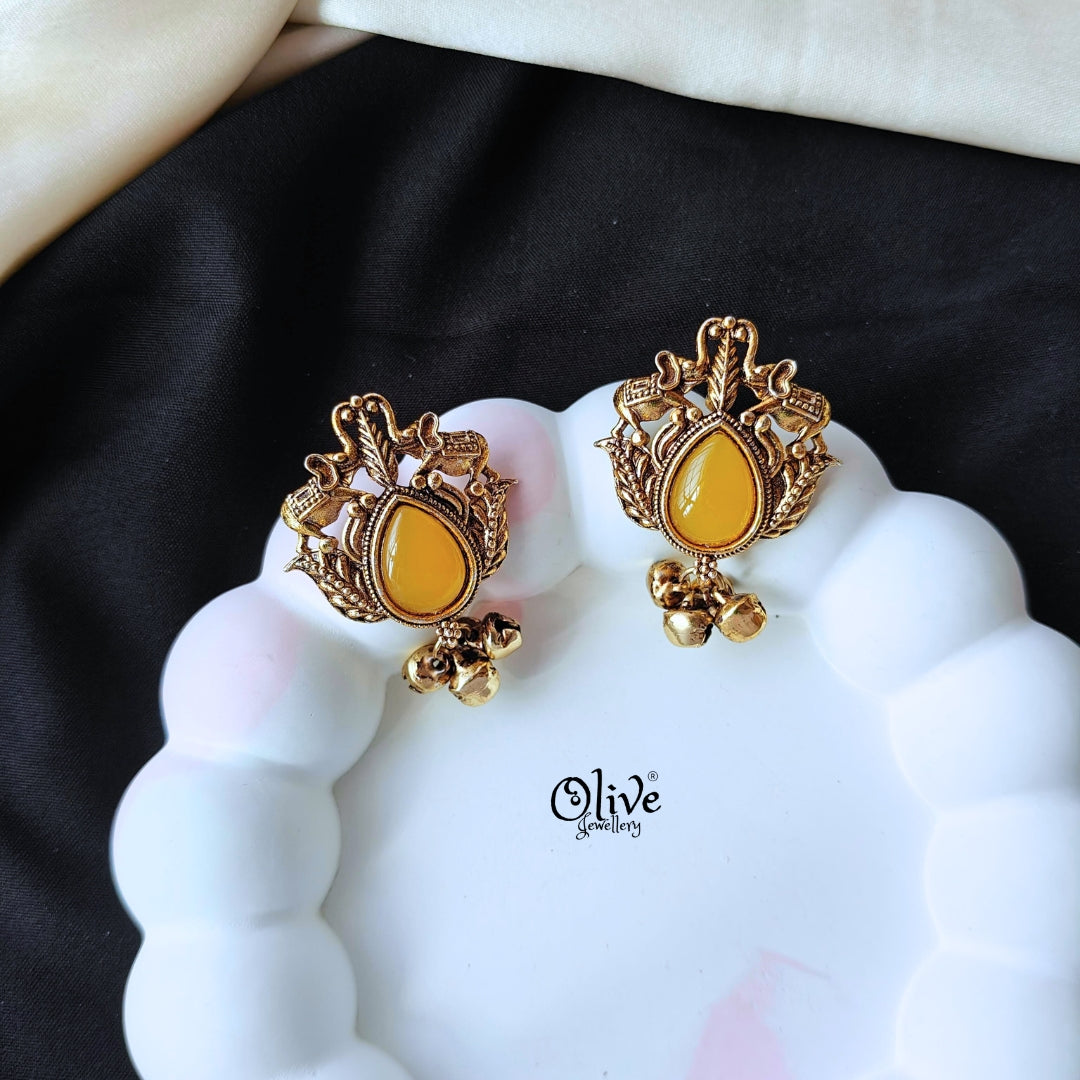 Oxidized Earrings-865