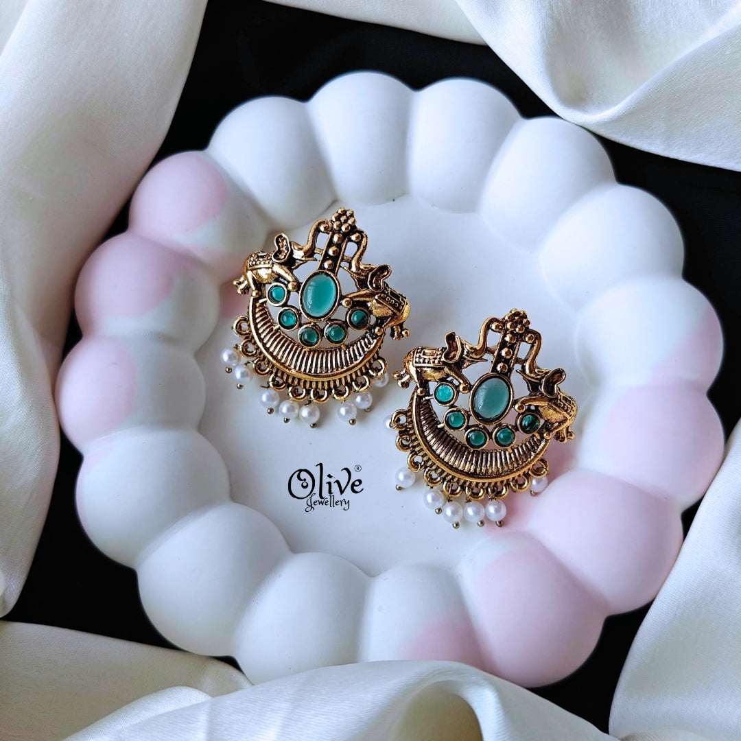 Oxidized Earrings-876