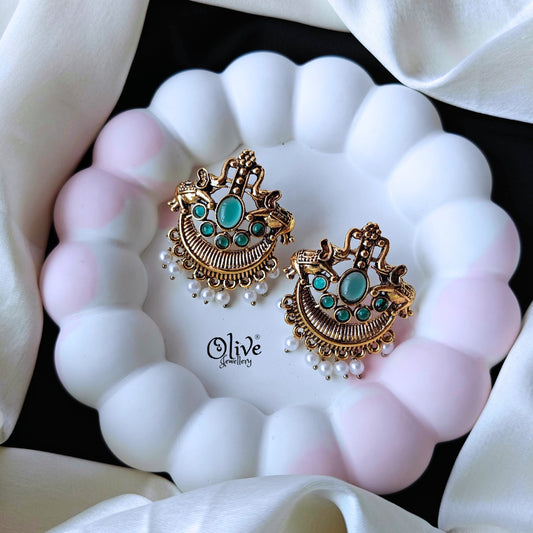 Oxidized Earrings-876