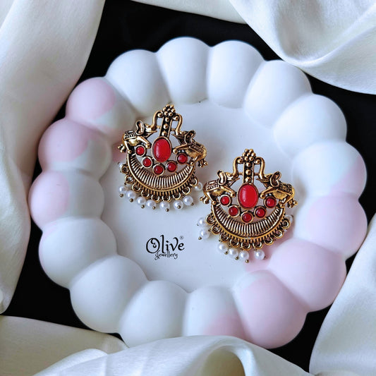 Oxidized Earrings-876