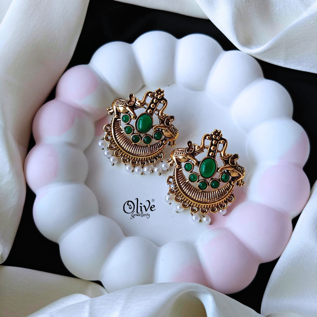 Oxidized Earrings-876