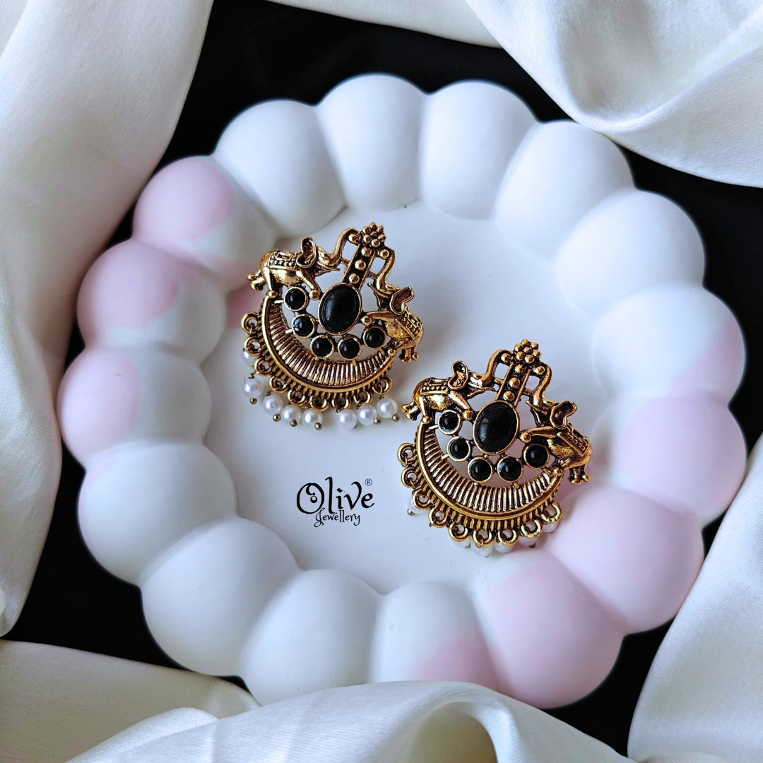 Oxidized Earrings-876