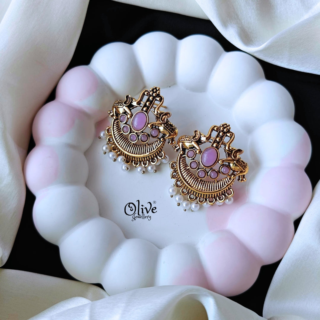 Oxidized Earrings-876