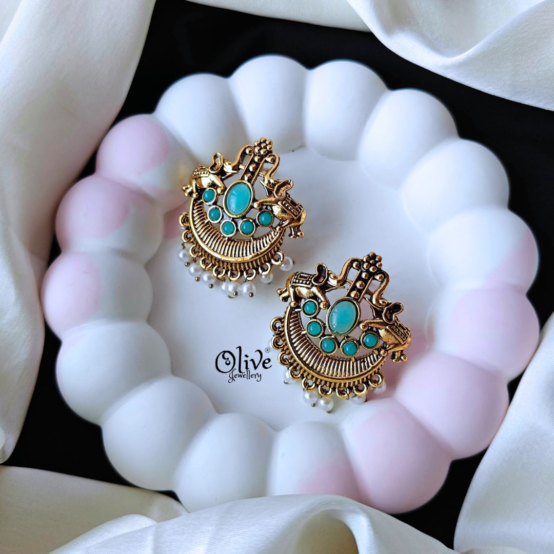 Oxidized Earrings-876