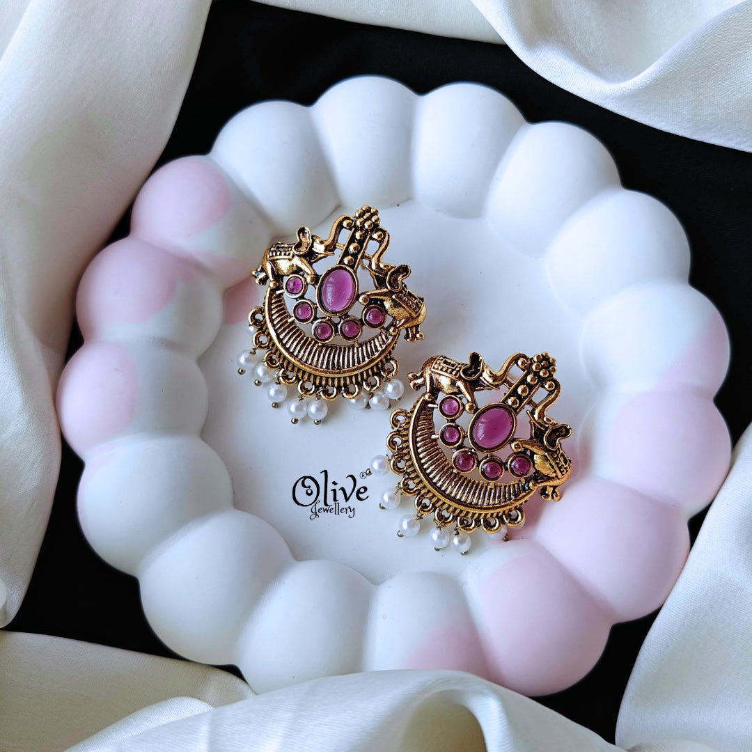 Oxidized Earrings-876