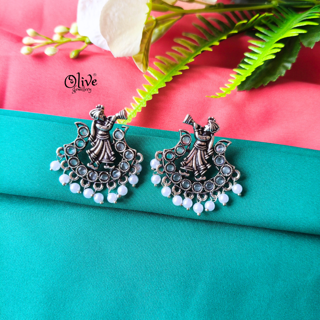 Oxidized Earrings-886